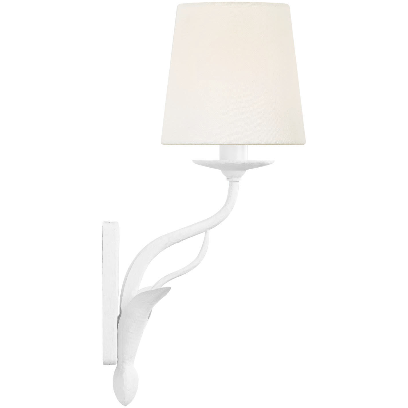 Chapman & Myers Amalfi LED 5 inch Plaster White Sconce Wall Light