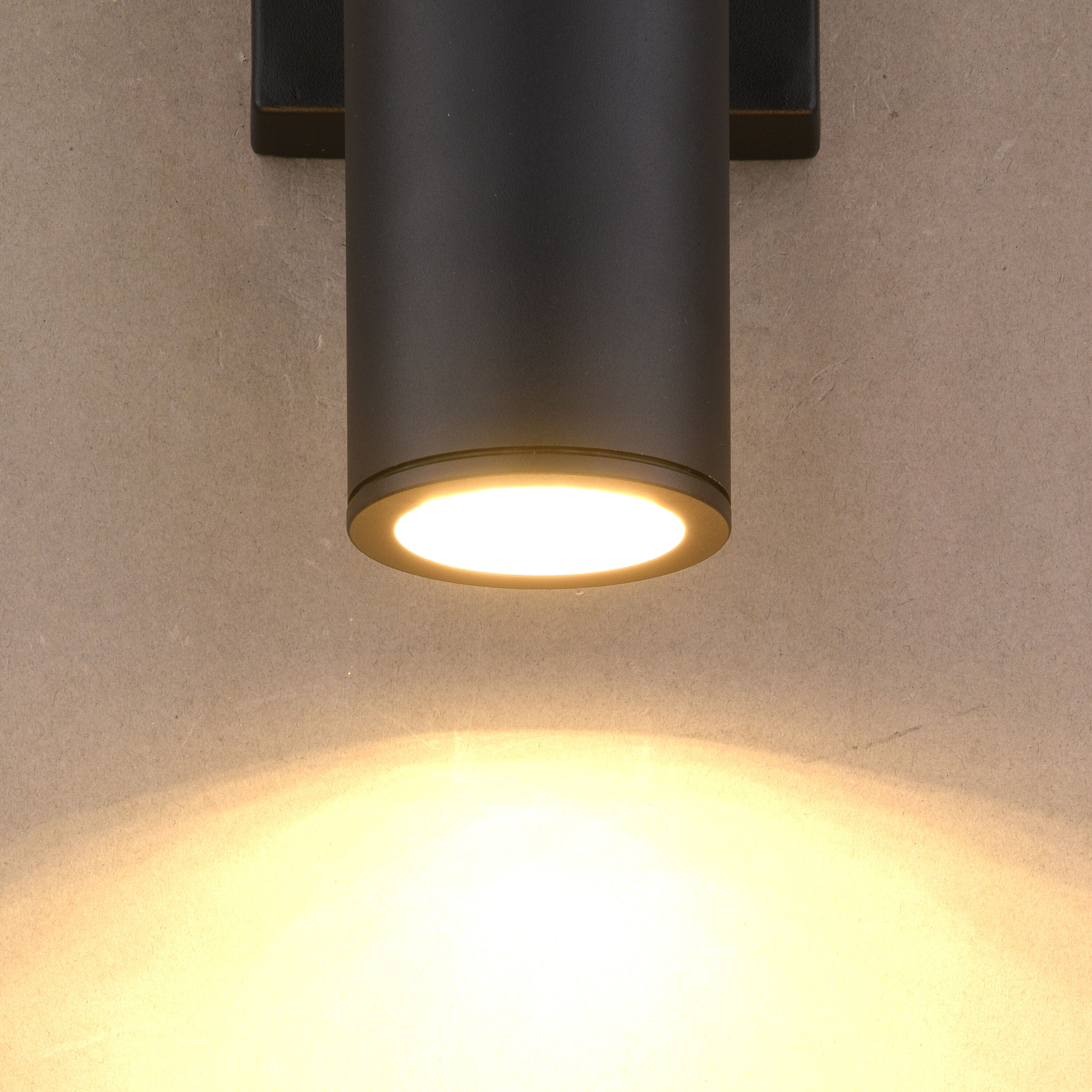 Chiasso LED 14.25 inch Textured Black Outdoor Wall