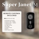 Atlas Super Janet 60 inch Textured Bronze with Matte Black Blades Ceiling Fan