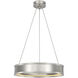 Chapman & Myers Connery LED 18 inch Polished Nickel Ring Chandelier Ceiling Light