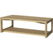 Callister 52 X 26 inch Brown Coffee Table