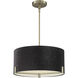 Westboro Boulevard 3 Light 20 inch Weathered Antique Brass Pendant Ceiling Light