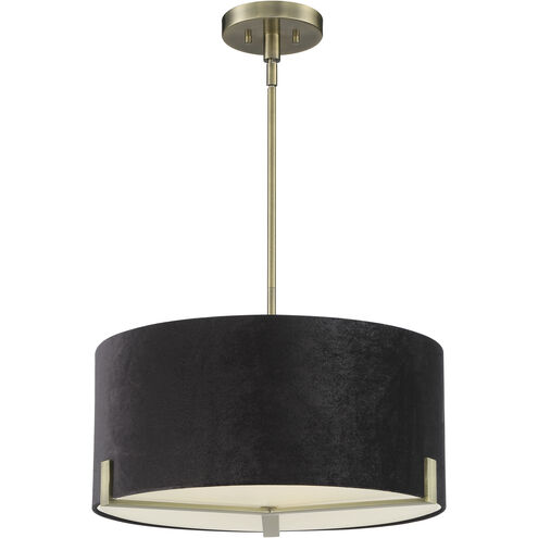 Westboro Boulevard 3 Light 20 inch Weathered Antique Brass Pendant Ceiling Light