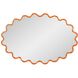 Cloud 36 X 24 inch Orange Mirror