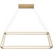 Minimalist Linear Chandelier Ceiling Light
