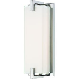 Cubism LED 5 inch Chrome ADA Wall Sconce Wall Light