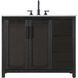 Alina 42 X 34 inch Chocolate Oak Bathroom Vanity Cabinet