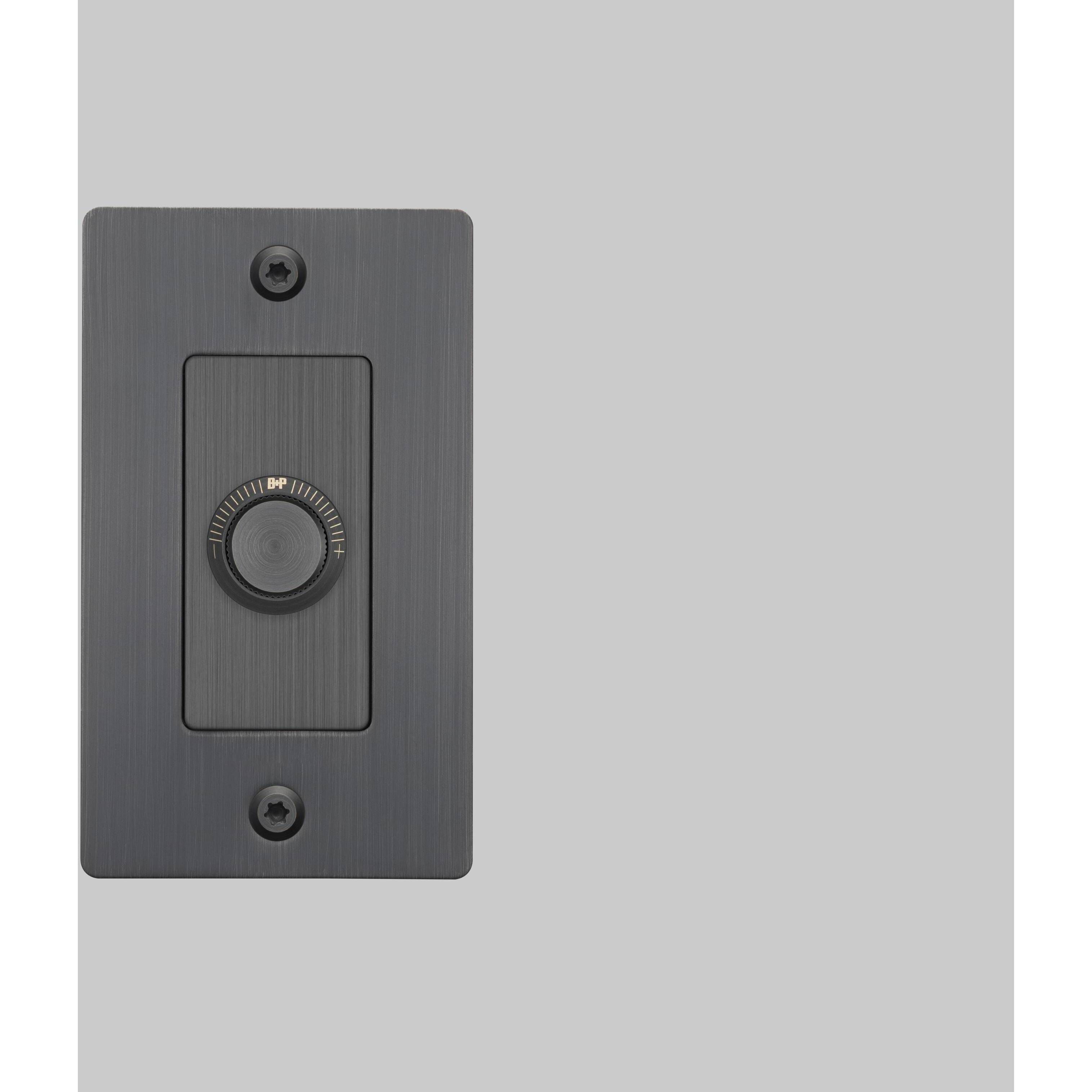 1G 100-120 Smoked Bronze Dimmer Switch, LED