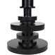 Corum 42 X 42 inch Hand Rubbed Black Dining Table, Round