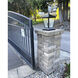 Heritage Trellis 4 Light 19.75 inch Regency Bronze Outdoor Pier Mount Lantern in Non-LED