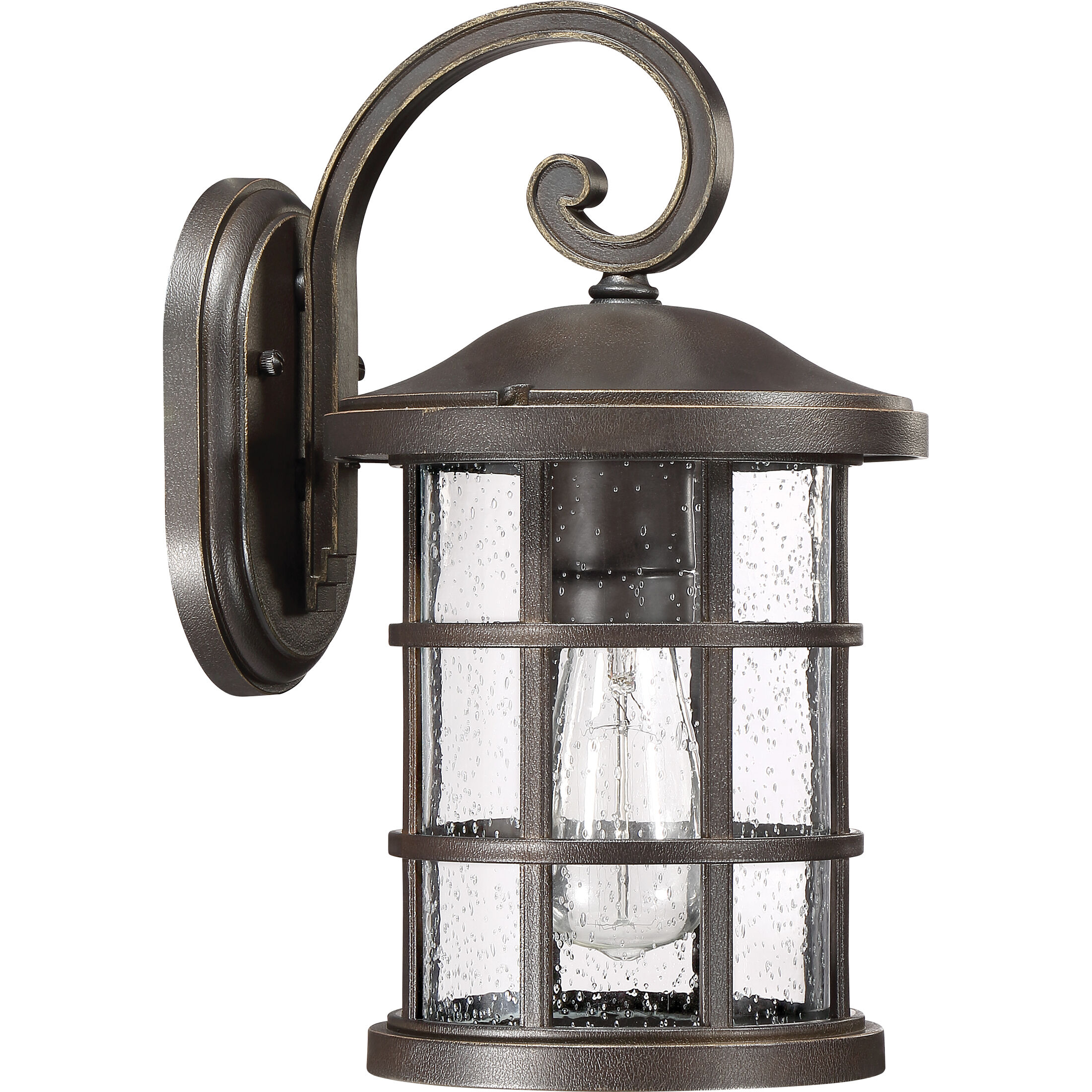 Crusade 1 Light 14 inch Palladian Bronze Outdoor Wall Lantern