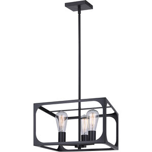 Zelie 3 Light 13.75 inch Black Chandelier Ceiling Light