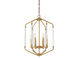 Reed 6 Light 16 inch Warm Brass Foyer Ceiling Light