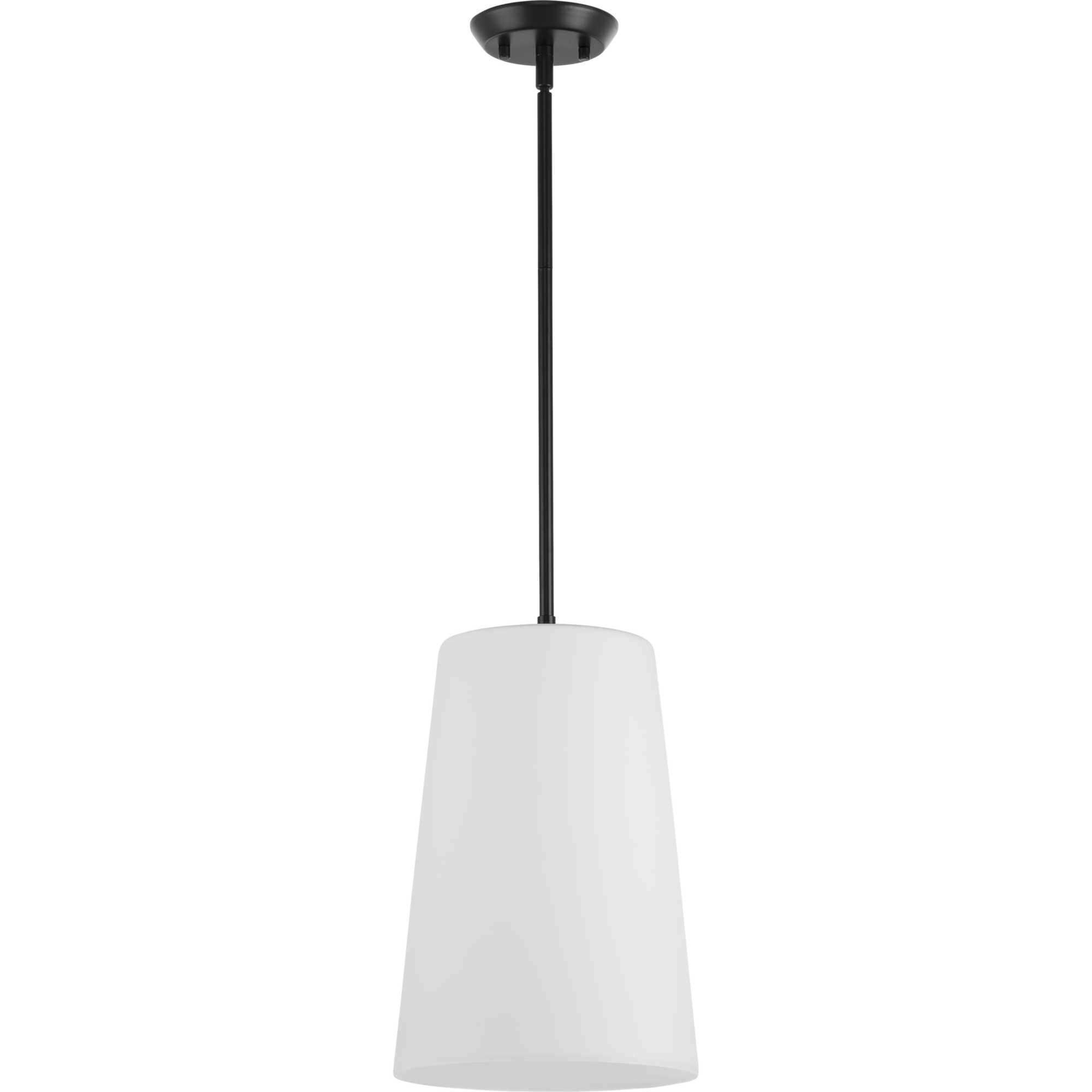 Clarion 1 Light 10.5 inch Matte Black Pendant Ceiling Light