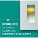Hardy Island Luna 120v 4.00 watt Titanium Landscape Step Light in 2700K, Vertical