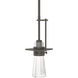 Erlenmeyer 1 Light 4 inch Dark Smoke Mini Pendant Ceiling Light