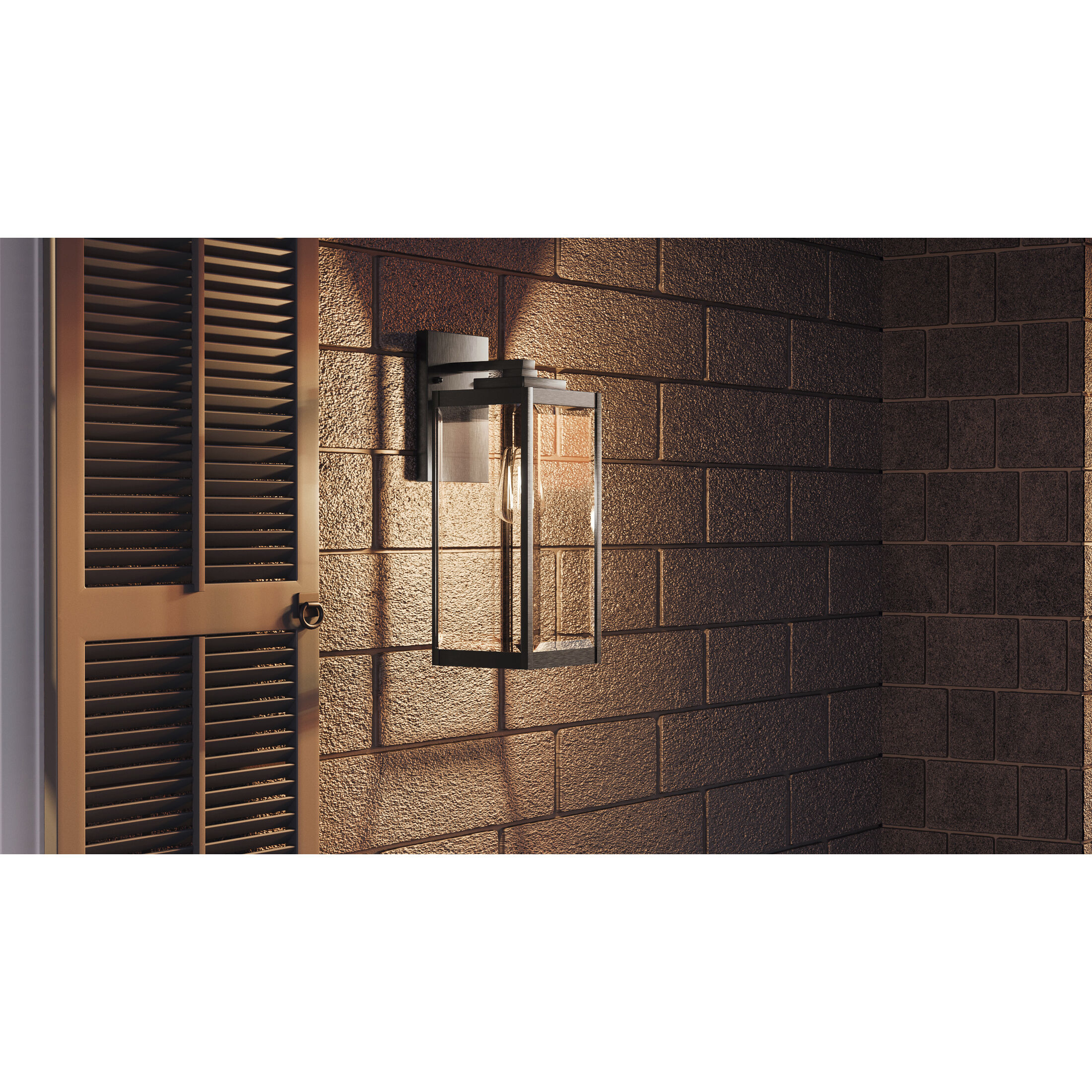 Westover 1 Light 17 inch Earth Black Outdoor Wall Lantern