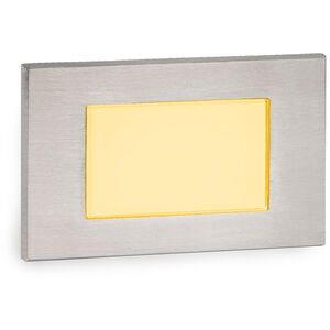 Tyler 12 2.00 watt Stainless Steel Step and Wall Lighting in Amber, WAC Landscape