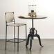 Americana 38 X 36 inch Gun Metal Crank Table