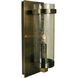 Hammersmith 1 Light 5 inch Antique Brass with Frosted Glass Sconce Wall Light