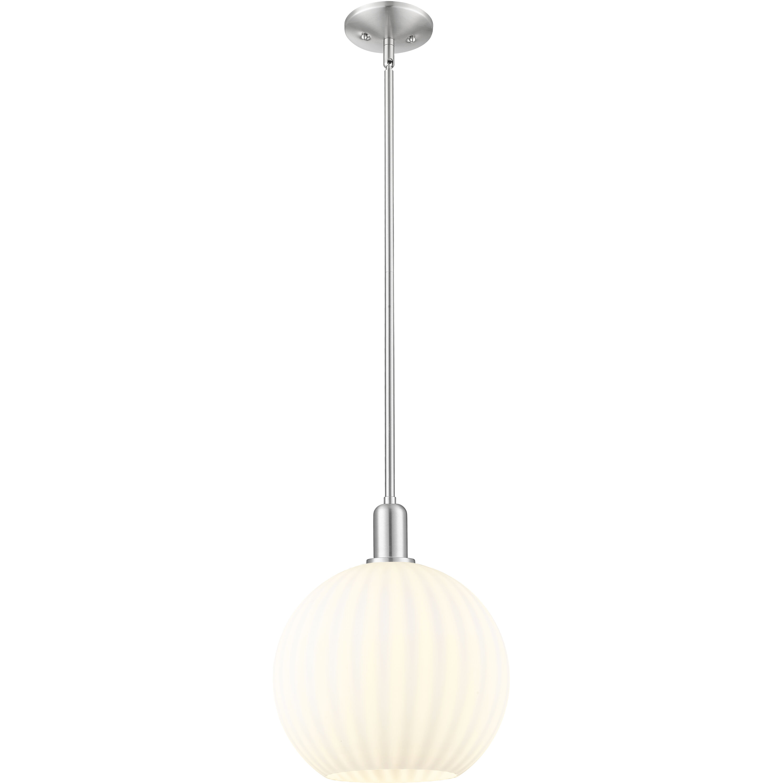 Arcadia White Venetian 1 Light 12.00 inch Mini Pendant