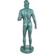 Standing Greek Warrior 36 X 15.25 inch Bronze Sculpture