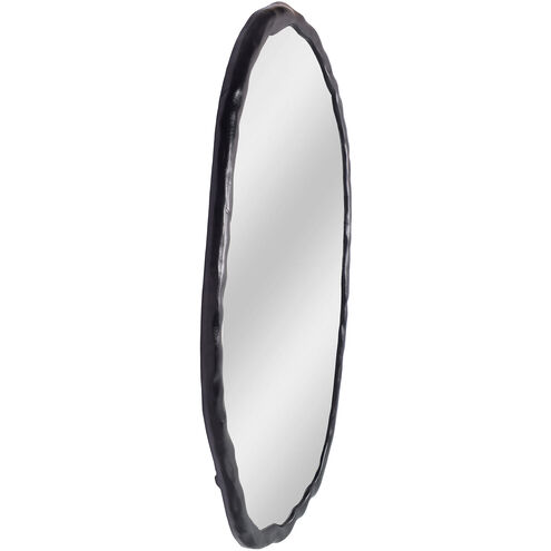 Foundry 50 X 28 inch Black Mirror, Oval