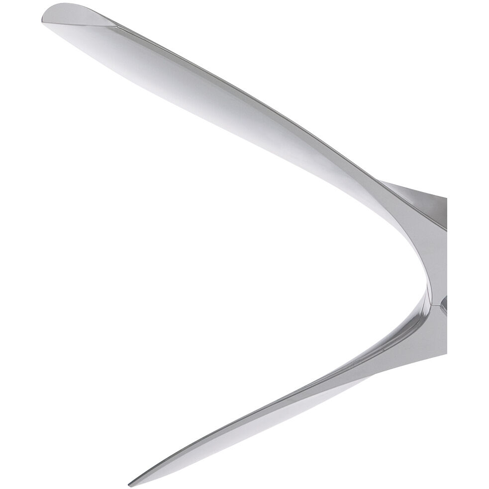 Aviation 60 inch Brushed Nickel/Silver with Silver Blades Ceiling Fan