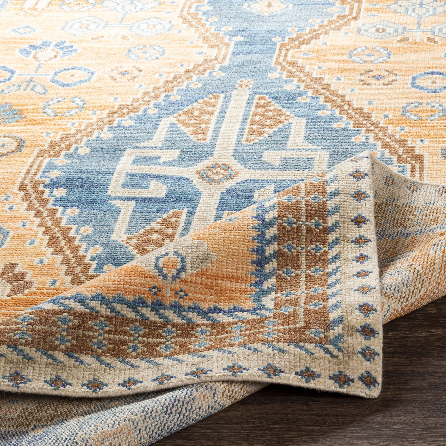 Milas 120 X 96 inch Brick Red Rug in 8 x 10, Rectangle