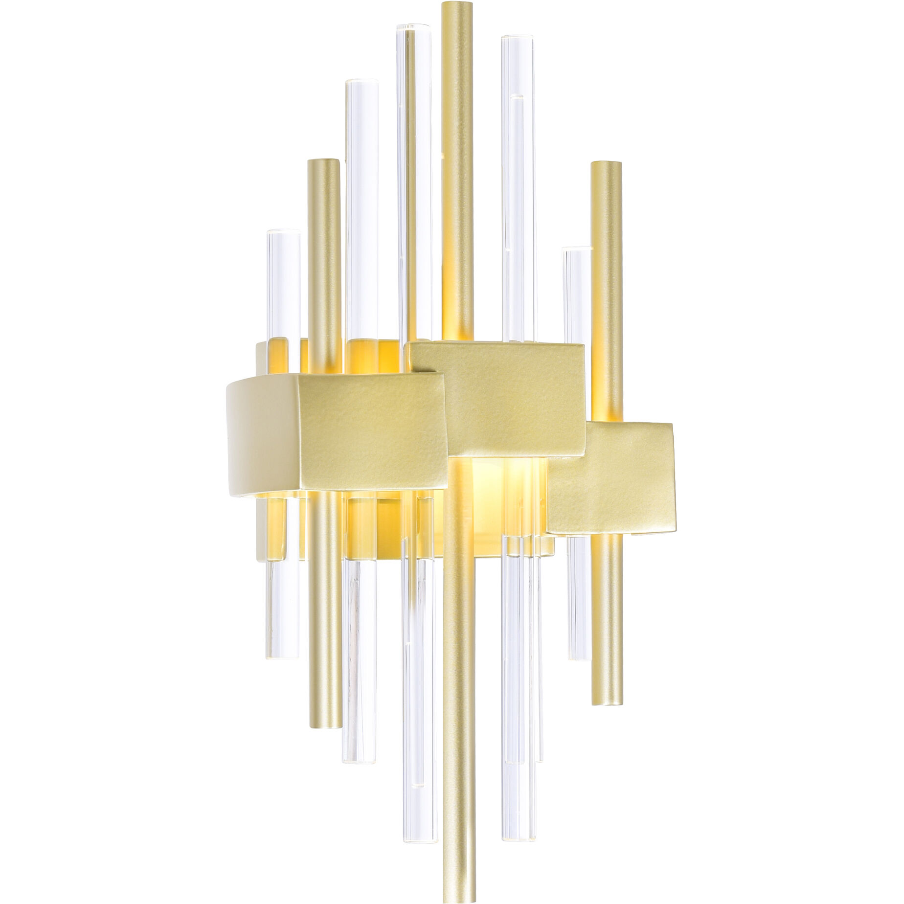 Millipede LED 7 inch Satin Gold Wall Light