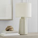 Barbara Barry Vessel 27.38 inch 9.00 watt Shellish Grey Table Lamp Portable Light