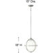 Odeon 3 Light 15 inch Brushed Nickel Indoor Pendant Ceiling Light