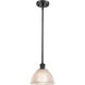 Ballston Arietta LED 8 inch Matte Black Pendant Ceiling Light, Ballston