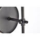 Mel 1 Light 6 inch Black Wall Sconce Wall Light