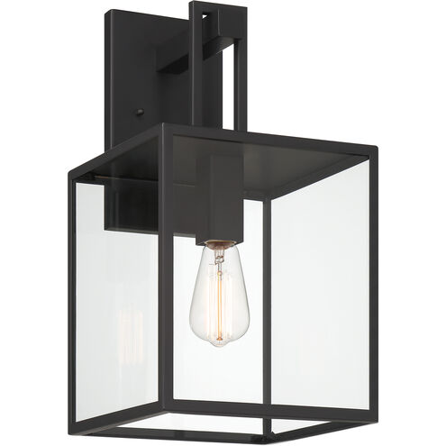 Preston 1 Light 18.75 inch Matte Black Exterior Wall Lantern