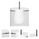 Pahu 12 LED Black Stem Pendant Ceiling Light