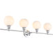 Collier 4 Light 38 inch Chrome Wall sconce Wall Light