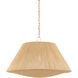Mystic 1 Light 36 inch Aged Brass Pendant Ceiling Light