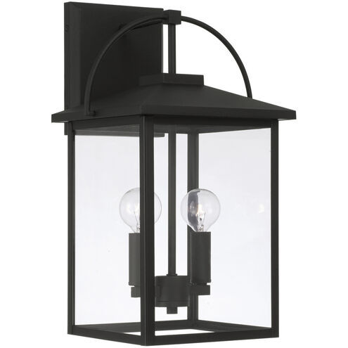 Bryson 2 Light 16.5 inch Black Outdoor Wall Lantern