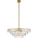 Ella 6 Light 28 inch Brass Pendant Ceiling Light