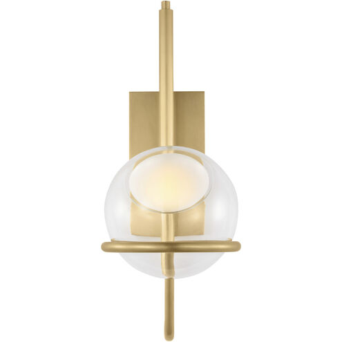 Avroko Crosby LED 13.1 inch Natural Brass Wall Sconce Wall Light in 277V