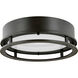 Union LED 15 inch Antique Bronze Outdoor Flush Mount