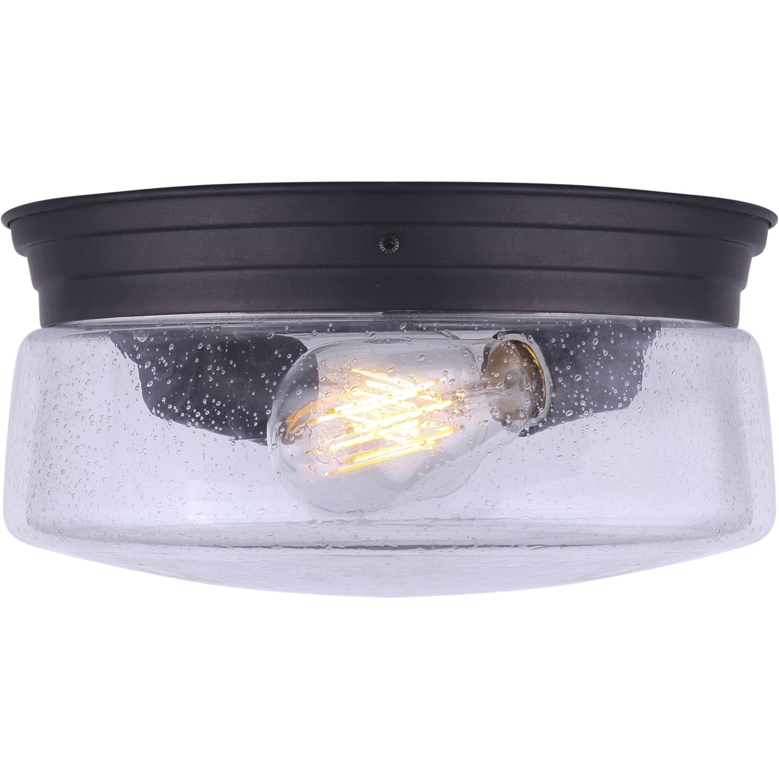 Madison 2 Light 12 inch Oil Rubbed Bronze Flush Mount Ceiling Light