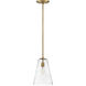 Vance 1 Light 10 inch Heritage Brass Indoor Pendant Ceiling Light