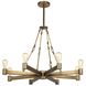 Manchester 8 Light 36 inch Antique Brass Chandelier Ceiling Light
