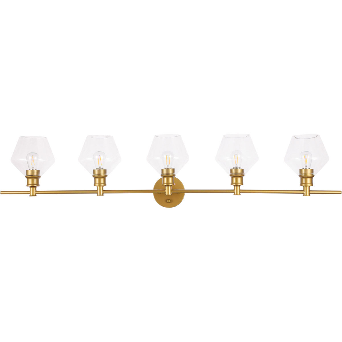 Rochester 5 Light 47 inch Brass Wall sconce Wall Light