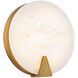 Ophelia Wall Sconce Wall Light in Aged Brass