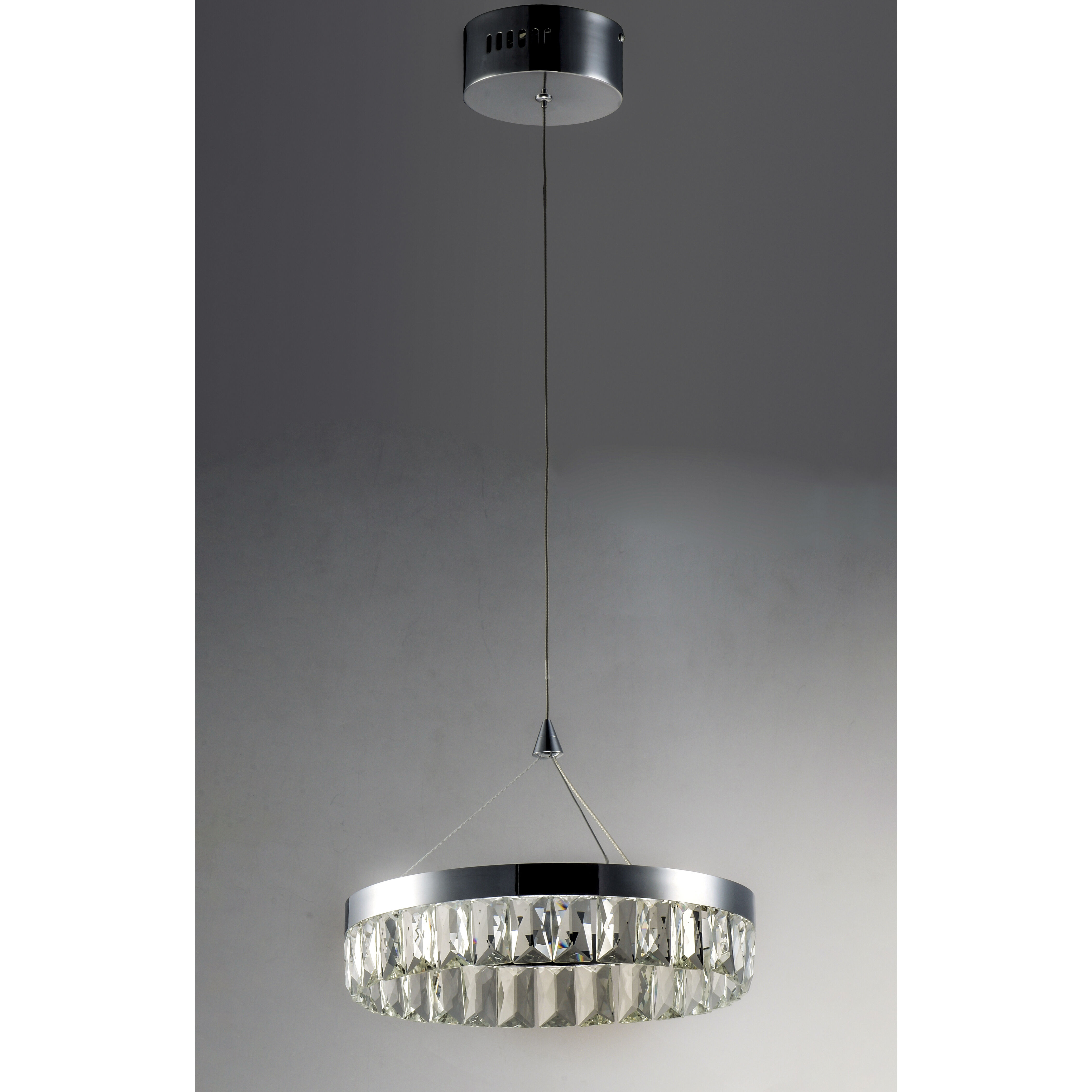 Icycle LED 12.5 inch Polished Chrome Mini Pendant Ceiling Light