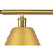 Ballston Cone 3 Light 39 inch Satin Gold Island Light Ceiling Light