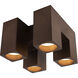 Bosco 15 inch Walnut Flush Mount Ceiling Light